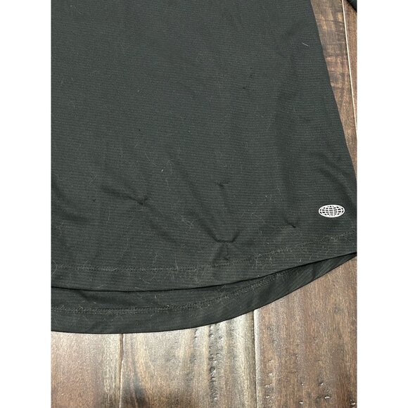 Reel Legends Black Long Sleeve V Neck Freeline Performance Shirt Sz Medium - Picture 6 of 9